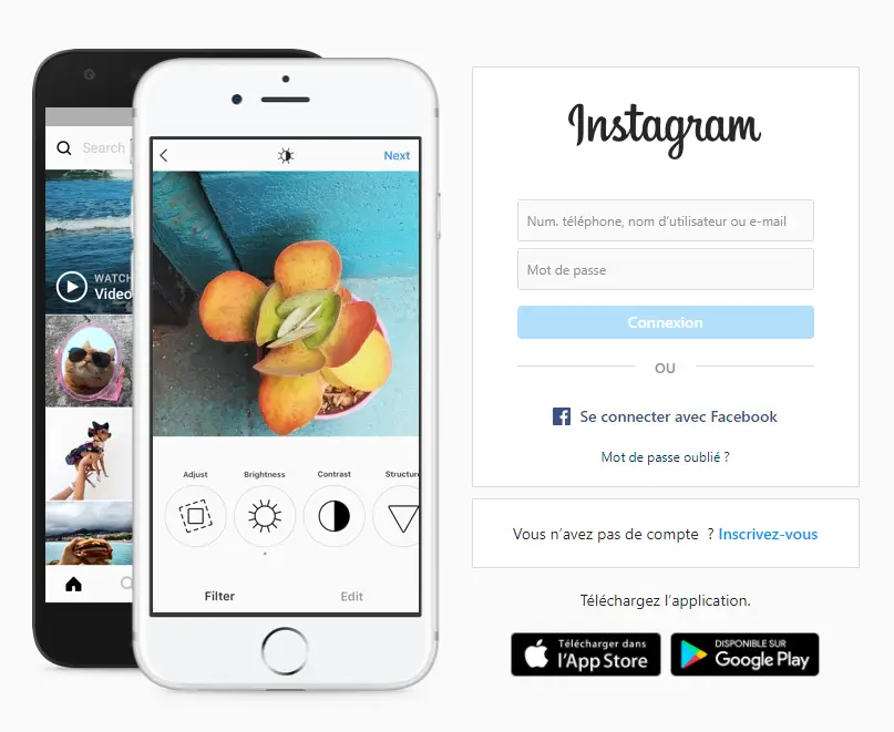 créer un compte Instagram
